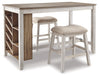 Ashley Express - Skempton Counter Height Dining Table and 2 Barstools Quick Ship Furniture home furniture, home decor