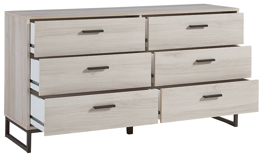 Ashley Express - Socalle Six Drawer Dresser Quick Ship Furniture home furniture, home decor