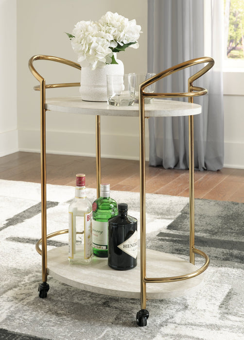 Ashley Express - Tarica Bar Cart Quick Ship Furniture home furniture, home decor