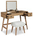 Ashley Express - Thadamere Vanity/UPH Stool (2/CN) Quick Ship Furniture home furniture, home decor