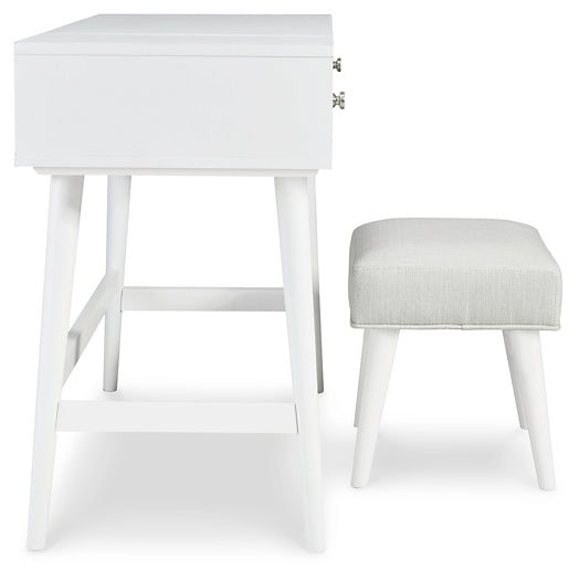 Ashley Express - Thadamere Vanity/UPH Stool (2/CN) Quick Ship Furniture home furniture, home decor