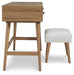 Ashley Express - Thadamere Vanity/UPH Stool (2/CN) Quick Ship Furniture home furniture, home decor