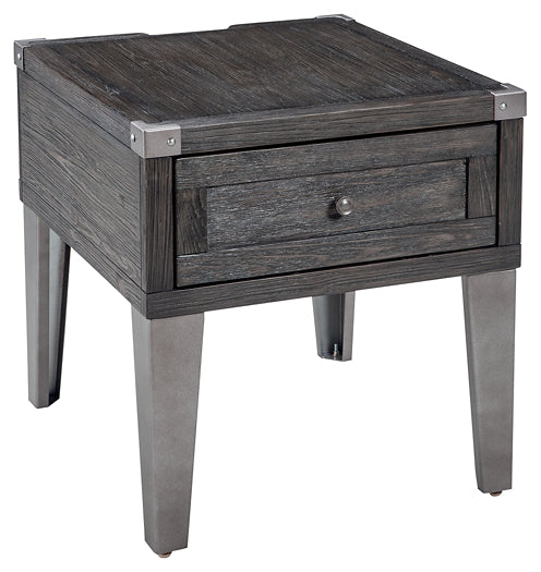 Ashley Express - Todoe Rectangular End Table Quick Ship Furniture home furniture, home decor