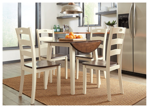 Ashley Express - Woodanville Dining Table and 4 Chairs Quick Ship Furniture home furniture, home decor