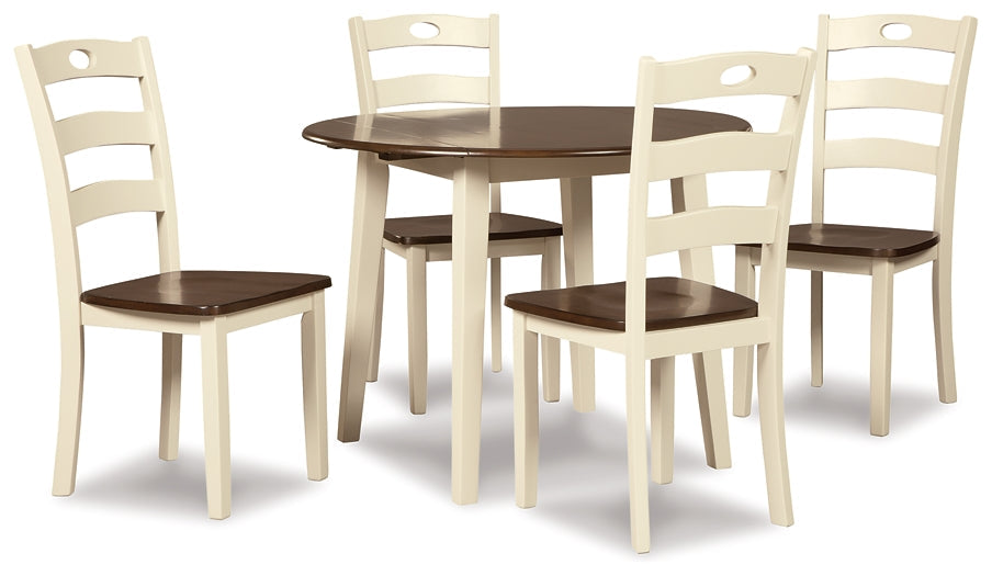 Ashley Express - Woodanville Dining Table and 4 Chairs Quick Ship Furniture home furniture, home decor