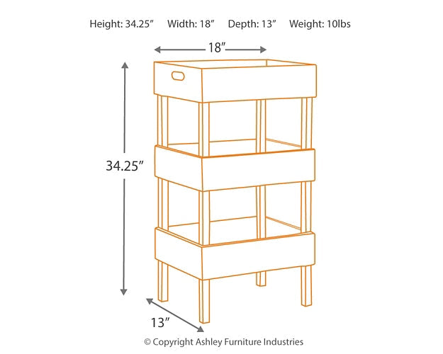 Ashley Express - Yulton Storage Shelf Quick Ship Furniture home furniture, home decor