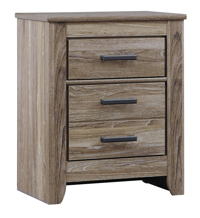 Ashley Express - Zelen Two Drawer Night Stand Quick Ship Furniture home furniture, home decor