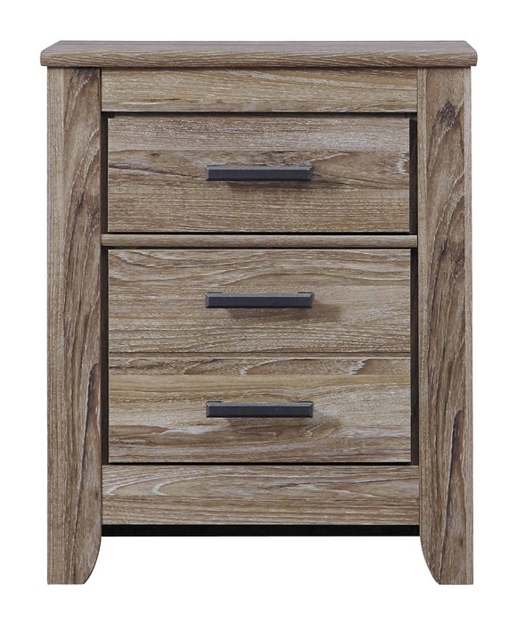 Ashley Express - Zelen Two Drawer Night Stand Quick Ship Furniture home furniture, home decor