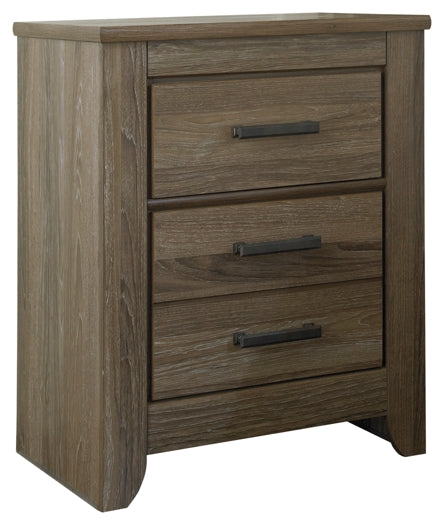 Ashley Express - Zelen Two Drawer Night Stand Quick Ship Furniture home furniture, home decor