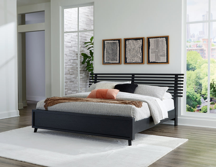 Ashley Express - Danziar Queen Slat Panel Bed