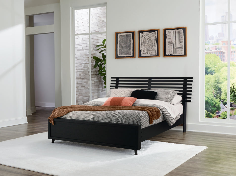 Ashley Express - Danziar Queen Slat Panel Bed