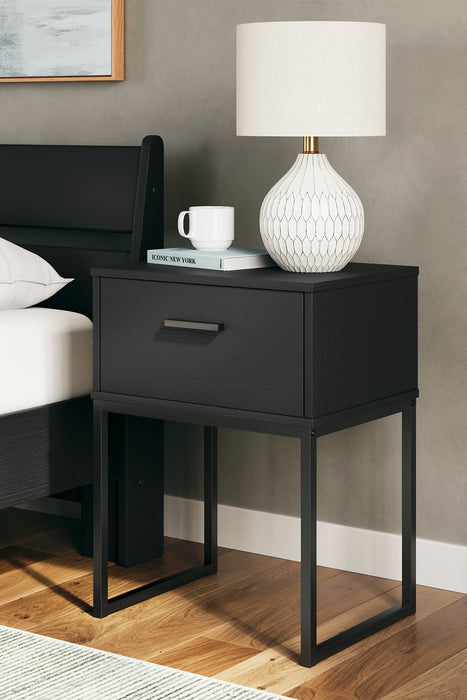 Ashley Express - Socalle Twin Panel Headboard with Nightstand