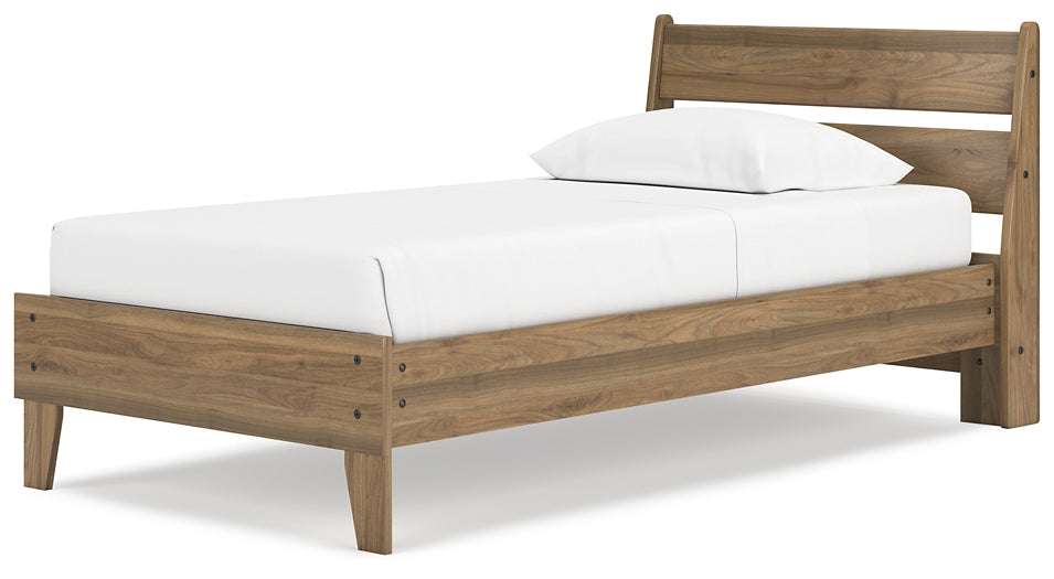 Ashley Express - Deanlow Twin Platform Panel Bed with Dresser and Nightstand