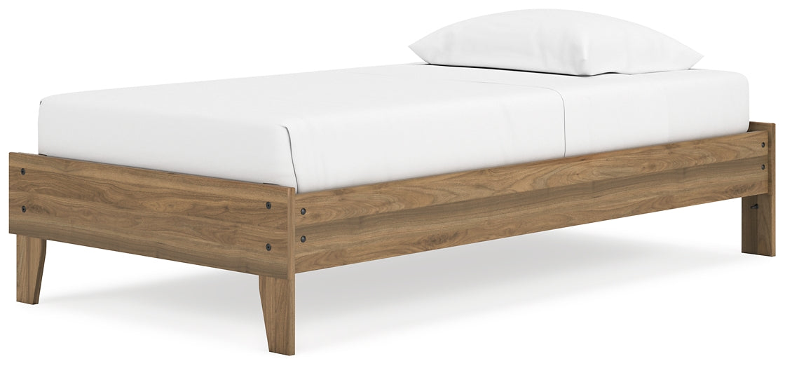 Ashley Express - Deanlow Twin Platform Bed with Nightstand