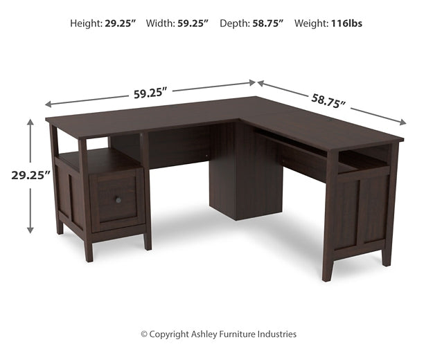 Ashley Express - Camiburg 2-Piece Home Office Desk