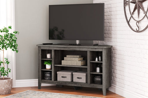 Ashley Express - Arlenbry Corner TV Stand/Fireplace OPT Quick Ship Furniture home furniture, home decor