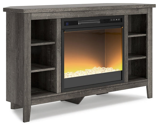 Ashley Express - Arlenbry Corner TV Stand with Electric Fireplace Quick Ship Furniture home furniture, home decor