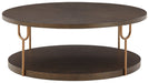 Ashley Express - Brazburn Round Cocktail Table Quick Ship Furniture home furniture, home decor