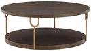 Ashley Express - Brazburn Round Cocktail Table Quick Ship Furniture home furniture, home decor