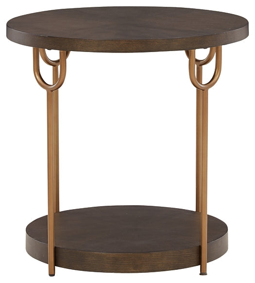 Ashley Express - Brazburn Round End Table Quick Ship Furniture home furniture, home decor