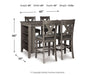 Ashley Express - Caitbrook Counter Height Dining Table and 4 Barstools Quick Ship Furniture home furniture, home decor