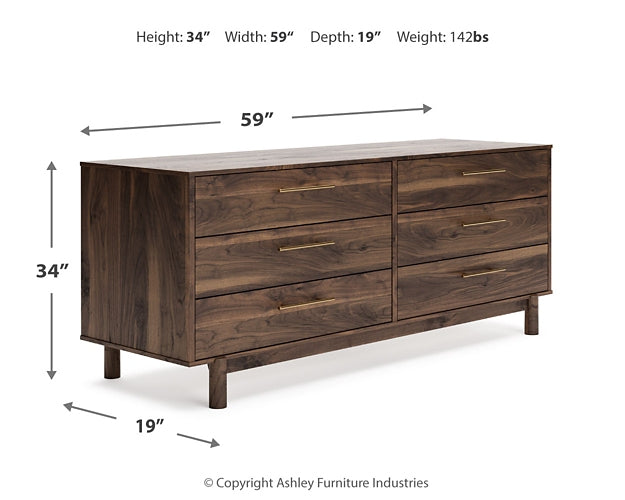 Ashley Express - Calverson Six Drawer Dresser Quick Ship Furniture home furniture, home decor