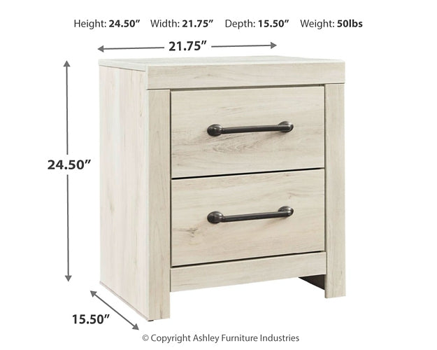 Ashley Express - Cambeck Two Drawer Night Stand Quick Ship Furniture home furniture, home decor