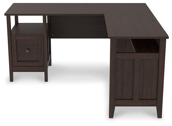 Ashley Express - Camiburg 2-Piece Home Office Desk Quick Ship Furniture home furniture, home decor