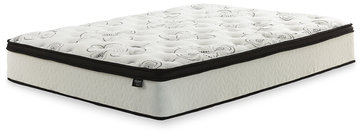 Ashley Express - Chime 12 Inch Hybrid 12 Inch Hybrid Mattress with Foundation Quick Ship Furniture home furniture, home decor