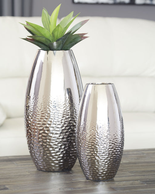 Ashley Express - Dinesh Vase Set (2/CN) Quick Ship Furniture home furniture, home decor