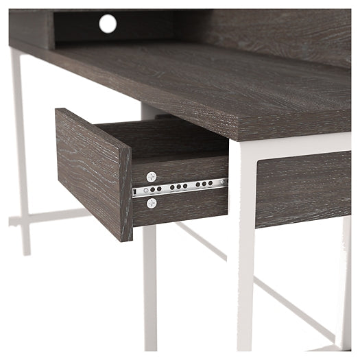 Ashley Express - Dorrinson L-Desk with Storage Quick Ship Furniture home furniture, home decor