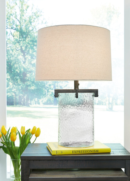 Ashley Express - Fentonley Glass Table Lamp (1/CN) Quick Ship Furniture home furniture, home decor