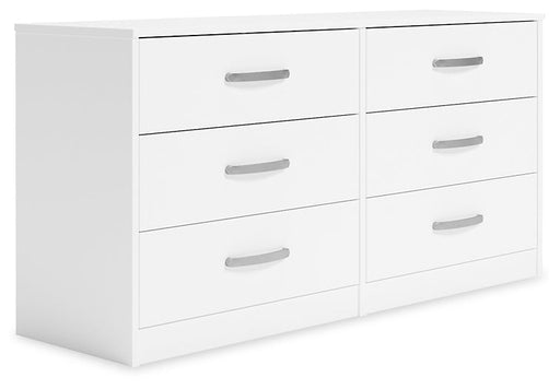 Ashley Express - Flannia Six Drawer Dresser Quick Ship Furniture home furniture, home decor
