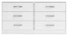 Ashley Express - Flannia Six Drawer Dresser Quick Ship Furniture home furniture, home decor