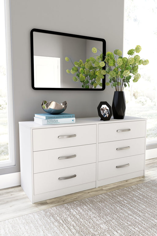 Ashley Express - Flannia Six Drawer Dresser Quick Ship Furniture home furniture, home decor