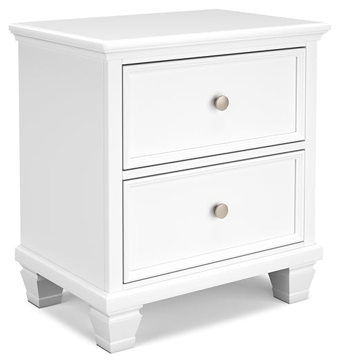 Ashley Express - Fortman Two Drawer Night Stand Quick Ship Furniture home furniture, home decor