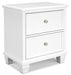 Ashley Express - Fortman Two Drawer Night Stand Quick Ship Furniture home furniture, home decor