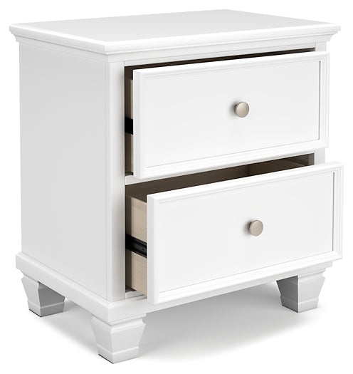 Ashley Express - Fortman Two Drawer Night Stand Quick Ship Furniture home furniture, home decor