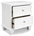 Ashley Express - Fortman Two Drawer Night Stand Quick Ship Furniture home furniture, home decor