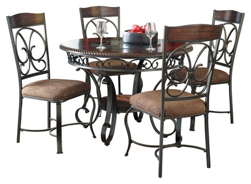 Ashley Express - Glambrey Dining Table and 4 Chairs Quick Ship Furniture home furniture, home decor