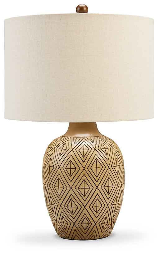 Ashley Express - Jairgan Poly Table Lamp (2/CN) Quick Ship Furniture home furniture, home decor