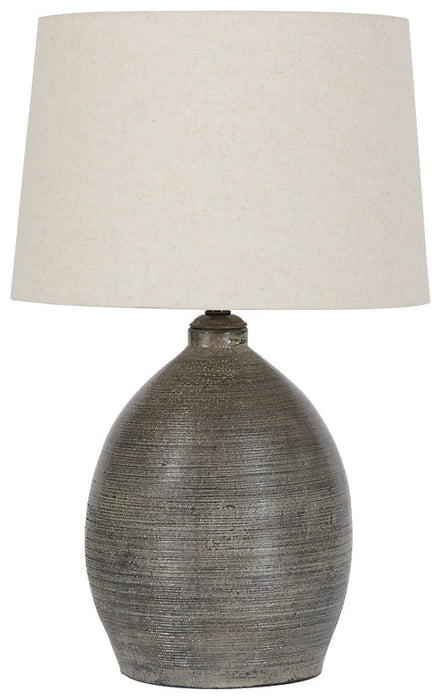 Ashley Express - Joyelle Terracotta Table Lamp (1/CN) Quick Ship Furniture home furniture, home decor