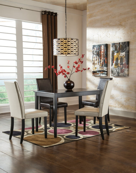 Ashley Express - Kimonte Dining Table and 4 Chairs Quick Ship Furniture home furniture, home decor