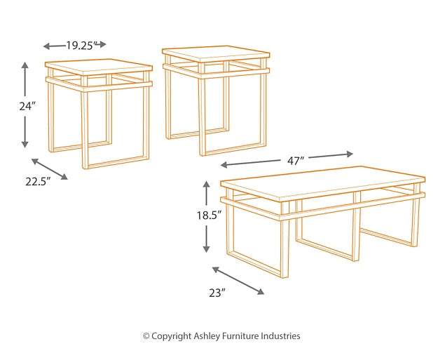 Ashley Express - Laney Occasional Table Set (3/CN) Quick Ship Furniture home furniture, home decor