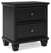 Ashley Express - Lanolee Two Drawer Night Stand Quick Ship Furniture home furniture, home decor