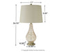 Ashley Express - Latoya Glass Table Lamp (1/CN) Quick Ship Furniture home furniture, home decor