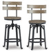 Ashley Express - Lesterton Counter Height Dining Table and 2 Barstools Quick Ship Furniture home furniture, home decor