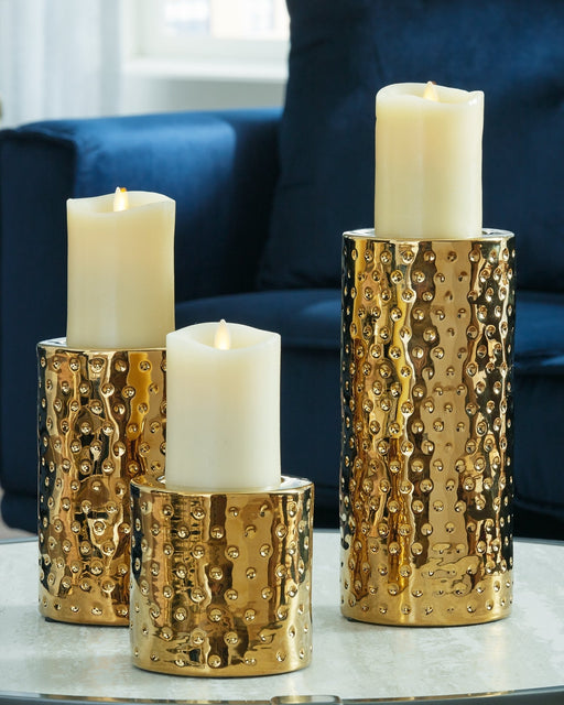 Ashley Express - Marisa Candle Holder Set (3/CN) Quick Ship Furniture home furniture, home decor