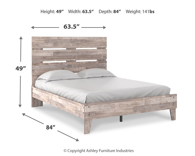 Ashley Express - Neilsville Queen Panel Platform Bed Quick Ship Furniture home furniture, home decor