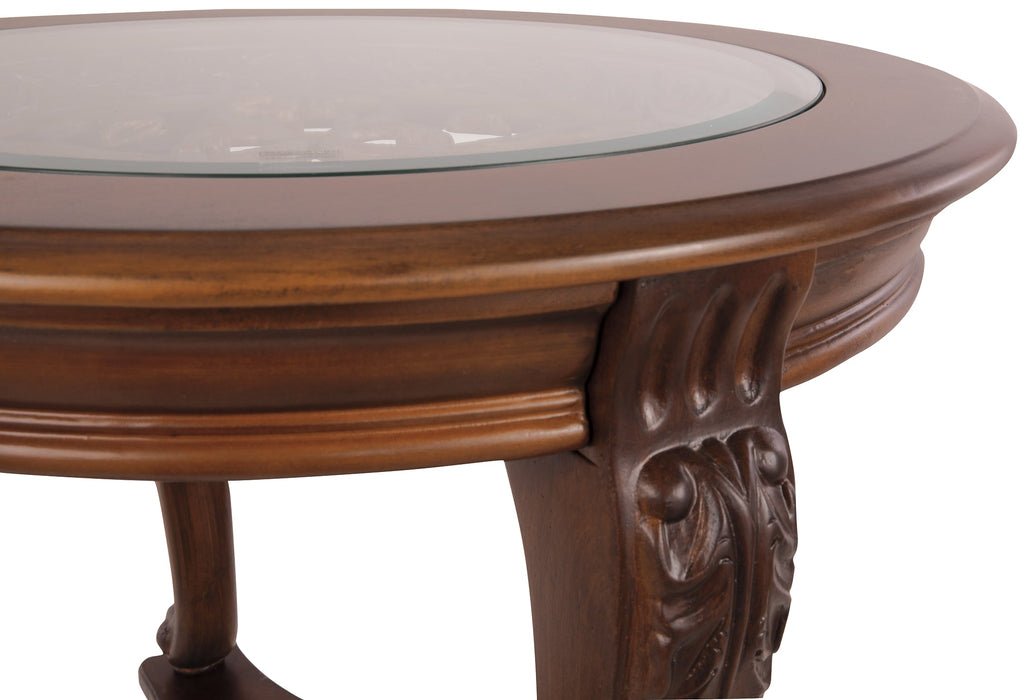 Ashley Express - Norcastle Round End Table Quick Ship Furniture home furniture, home decor